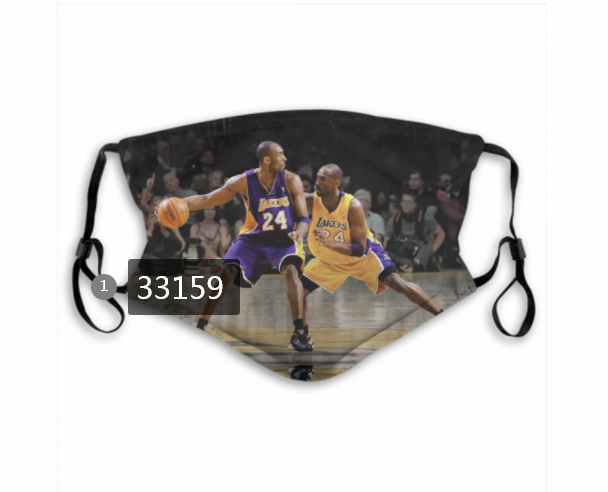 2021 NBA Los Angeles Lakers 24 kobe bryant 33159 Dust mask with filter